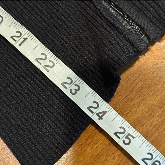 Vintage Guess Size XS Black Dolman Sleeve Half Zip Hoodie Jacket Slouchy Knit - Picture 8 of 14